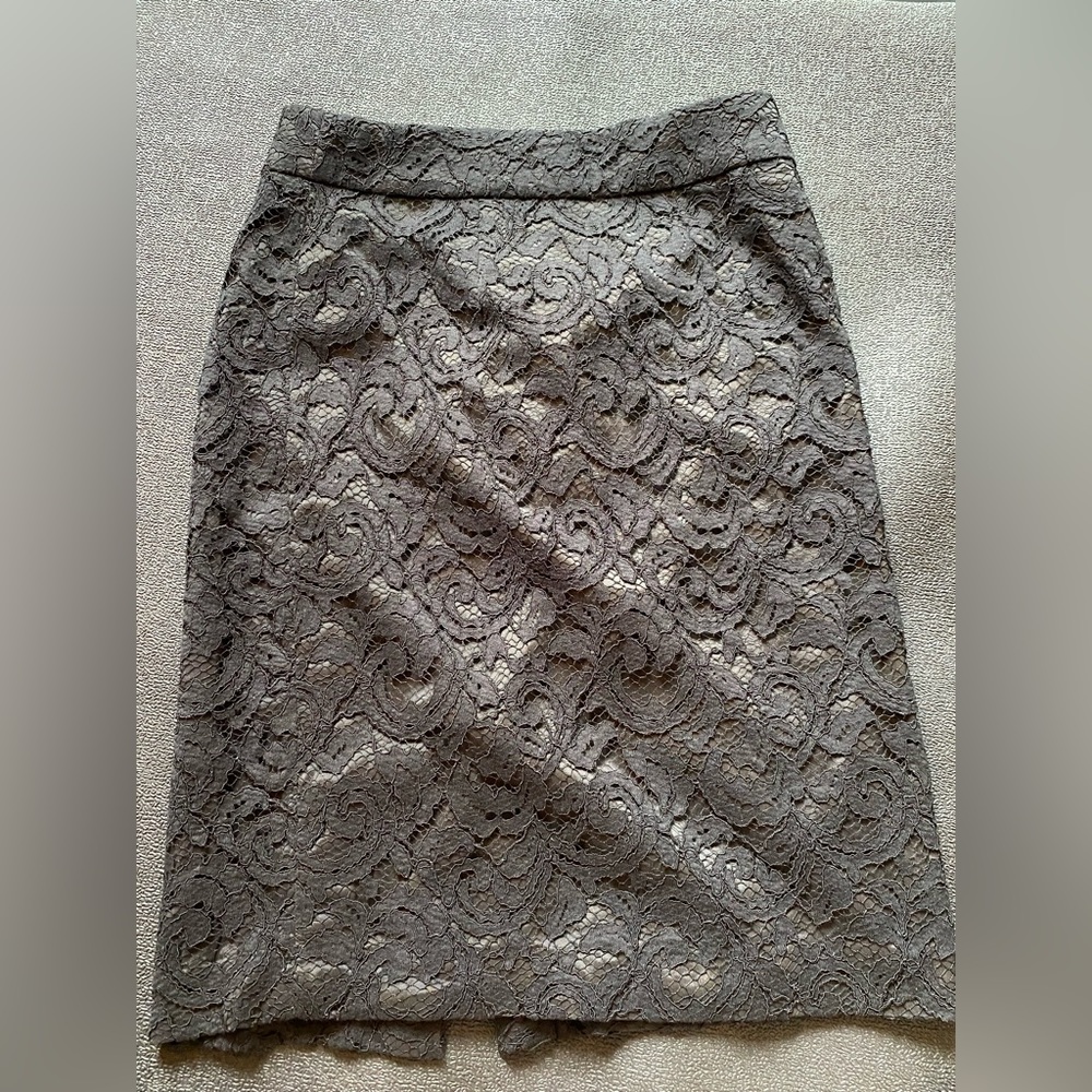 Banana Republic black lace skirt - holiday season!  Festive!